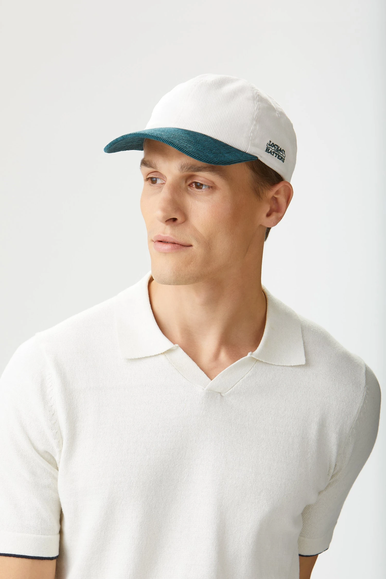 Adjustable Two-Tone Cord Baseball Cap 1 Adjustable Two-Tone Cord Baseball Cap