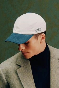 Adjustable Two-Tone Cord Baseball Cap 17 Adjustable Two-Tone Cord Baseball Cap -Lock & Co Hatters Sales ADJUSTABLE TWO TONE CORD BASEBALL CAP LIFESTYLE SHOT 2