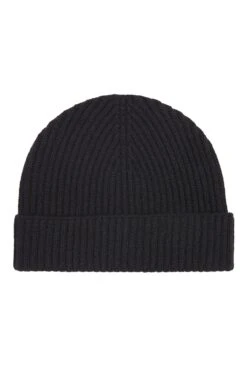 Black Cashmere Ski Beanie -Lock & Co Hatters Sales BLACK CASHMERE SKI BEANIE 1