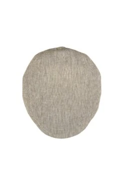 Cannes Linen Flat Cap -Lock & Co Hatters Sales CANNES LINEN FLAT CAP Product Shot 3