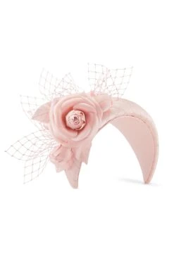 Ceylon Pale Pink Headband -Lock & Co Hatters Sales CEYLON PINK 2