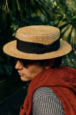 Classic Boater -Lock & Co Hatters Sales CLASSIC BOATER LIFESTYLE SHOT 2