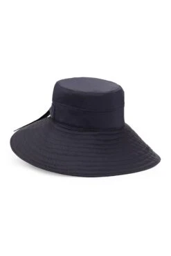 Clemence Silk Sun Hat -Lock & Co Hatters Sales CLEMENCE SILK SUN HAT NAVY 1