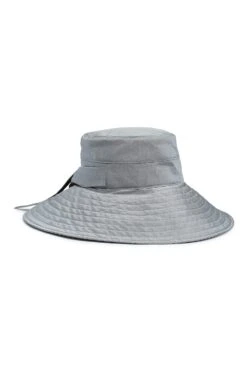 Clemence Silk Sun Hat -Lock & Co Hatters Sales CLEMENCE SILK SUN HAT SILVER 1