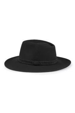 Escorial Wool Meredith Fedora -Lock & Co Hatters Sales ESCORIAL WOOL MEREDITH FEDORA BLACK 2