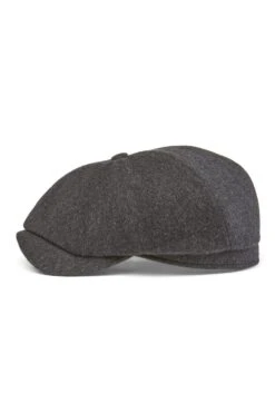 Escorial Wool Newsboy Cap -Lock & Co Hatters Sales ESCORIAL WOOL NEWSBOY CAP GREY 3