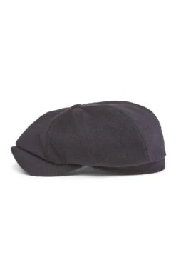 Escorial Wool Newsboy Cap -Lock & Co Hatters Sales ESCORIAL WOOL NEWSBOY CAP NAVY 3
