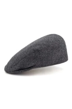 Gill Flat Cap -Lock & Co Hatters Sales GILL FLAT CAP GREY Product Shot 2