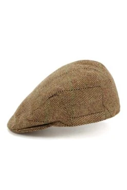 Gill Tweed Flat Cap -Lock & Co Hatters Sales GILL TWEED FLAT CAP PATTERN 1 Product Shot 2