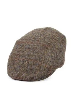 Gill Tweed Flat Cap -Lock & Co Hatters Sales GILL TWEED FLAT CAP PATTERN 8 Product Shot 1