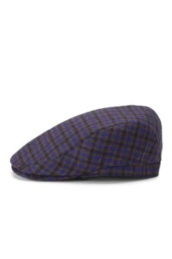 Grosvenor Check Flat Cap -Lock & Co Hatters Sales GROSVENOR CHECK FLAT CAP Product shot 2