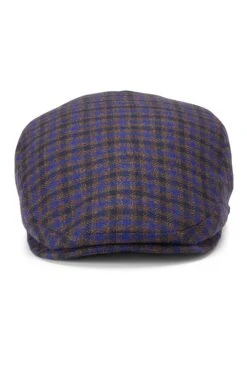 Grosvenor Check Flat Cap -Lock & Co Hatters Sales GROSVENOR CHECK FLAT CAP Product shot 3