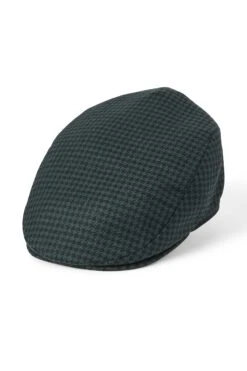 Grosvenor Houndstooth Flat Cap -Lock & Co Hatters Sales GROSVENOR HOUNDSTOOTH FLAT CAP 1