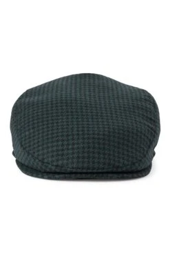Grosvenor Houndstooth Flat Cap -Lock & Co Hatters Sales GROSVENOR HOUNDSTOOTH FLAT CAP 3
