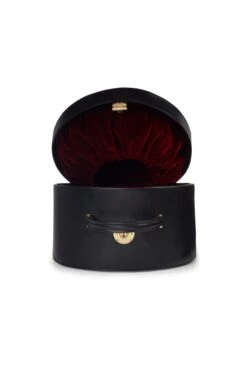 Leather Hat Box -Lock & Co Hatters Sales LEATHER HAT BOX BLACK 3