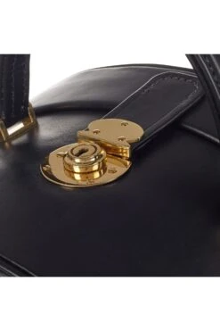 Leather Hat Box -Lock & Co Hatters Sales LEATHER HAT BOX BLACK 4