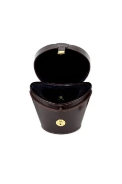 Leather Top Hat Bucket -Lock & Co Hatters Sales LEATHER TOP HAT BUCKET BROWN 4