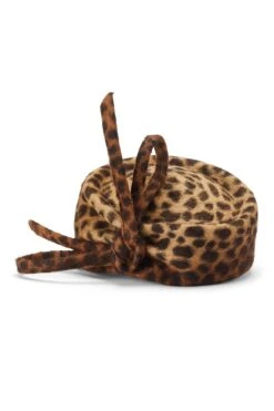 Leopard Mayfair Pillbox Hat -Lock & Co Hatters Sales LEOPARD MAYFAIR PILLBOX HAT