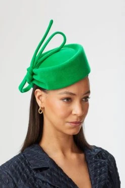 Mayfair Pillbox Hat -Lock & Co Hatters Sales MAYFAIR PILLBOX HAT GREEN EDITED 1
