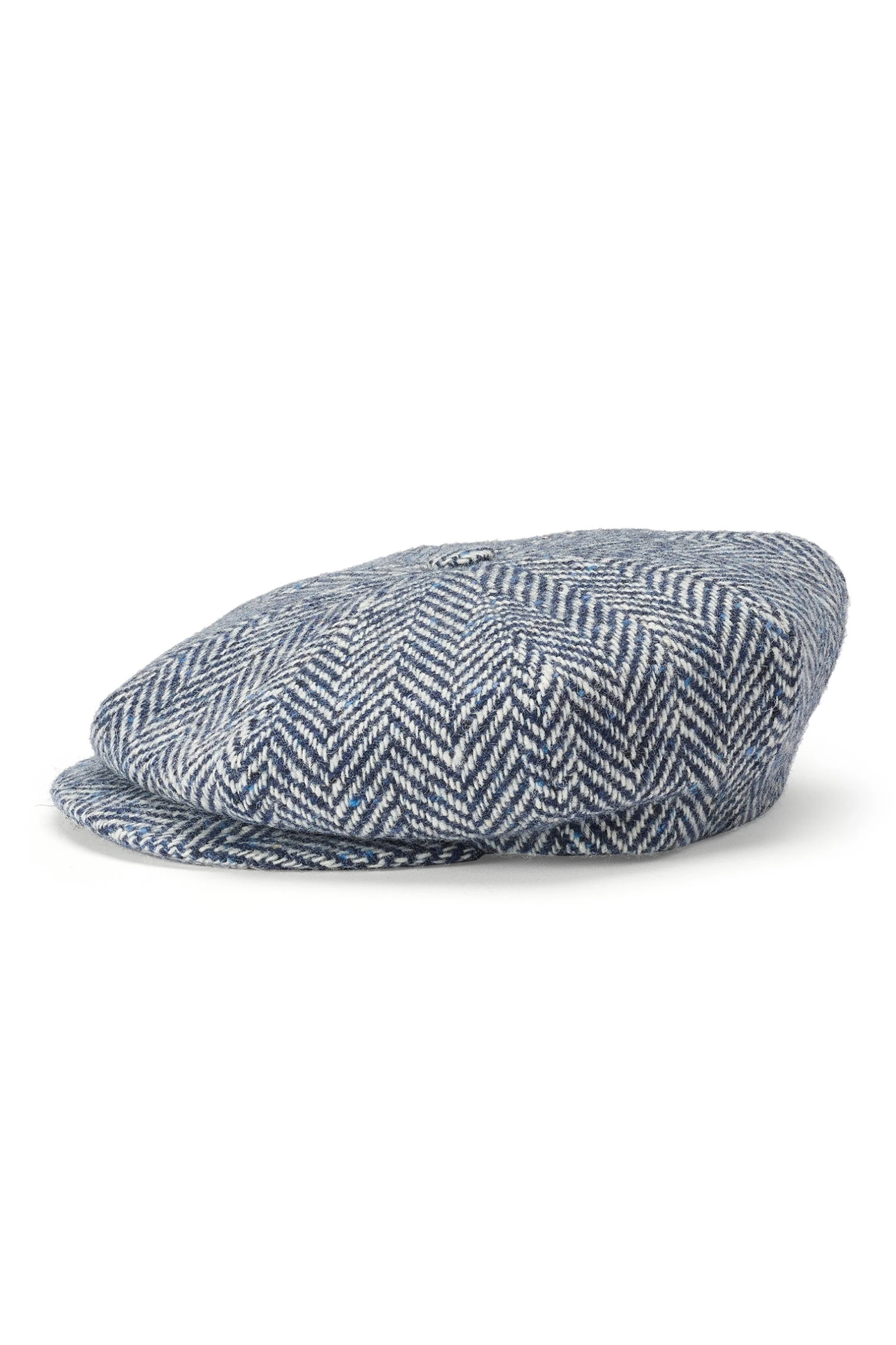 Muirfield Herringbone Bakerboy Cap 4 Muirfield Herringbone Bakerboy Cap - Image 4