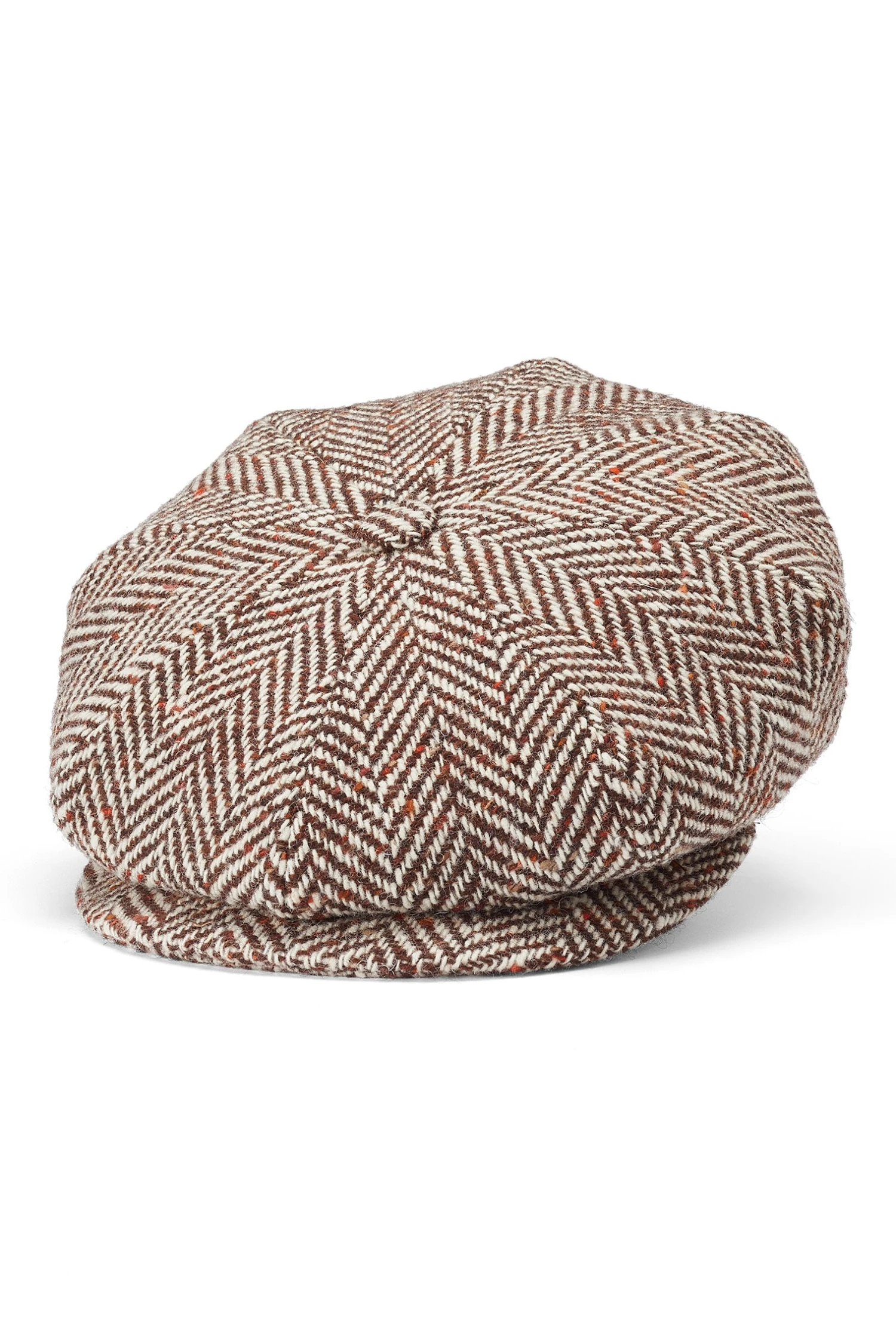 Muirfield Herringbone Bakerboy Cap 5 Muirfield Herringbone Bakerboy Cap - Image 5