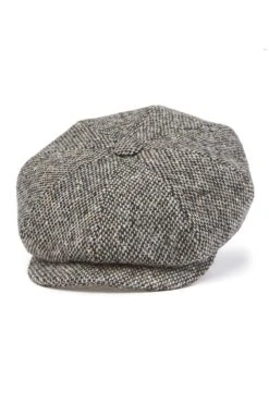 Muirfield Tweed Bakerboy Cap -Lock & Co Hatters Sales MUIRFIELD TWEED BAKERBOY CAP PATTERN 4 Product Shot 1