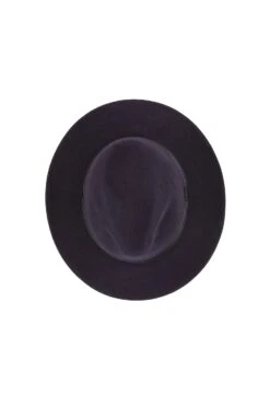 Prague Fedora -Lock & Co Hatters Sales PRAGUE FEDORA NAVY Product Shot 3