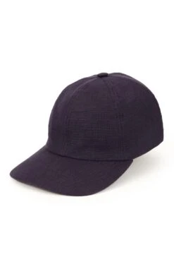 Rimini Baseball Cap -Lock & Co Hatters Sales RIMINI BASEBALL CAP NAVY Product Shot 1