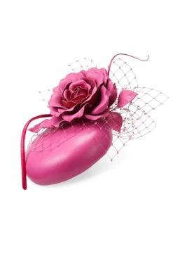Rose Bud Pink Leather Percher Hat -Lock & Co Hatters Sales ROSE BUD PINK 2