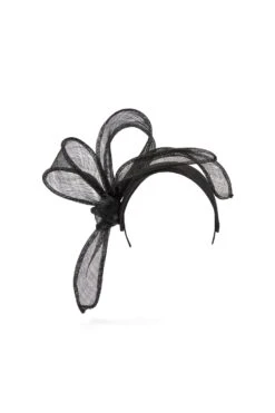Rosemary Black Headband -Lock & Co Hatters Sales ROSEMARY BLACK HEADBAND