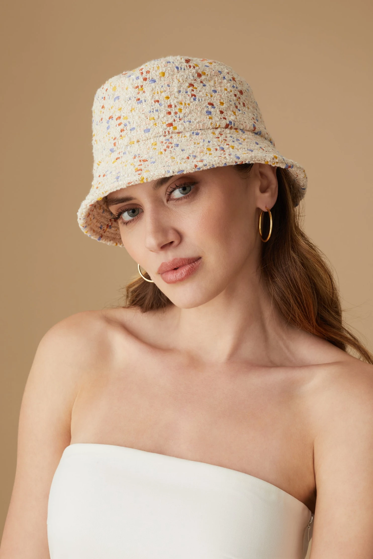 Rye Speckled Bucket Hat 4 Rye Speckled Bucket Hat - Image 4