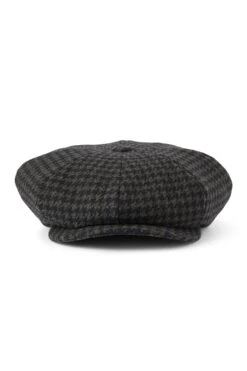 Sandwich Houndstooth Bakerboy Cap -Lock & Co Hatters Sales SANDWICH HOUNDSTOOTH BAKERBOY CAP 3