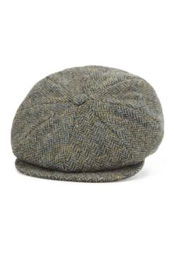 Sandwich Tweed Bakerboy Cap -Lock & Co Hatters Sales SANDWICH TWEED BAKERBOY CAP PATTERN 4 Product Shot 1