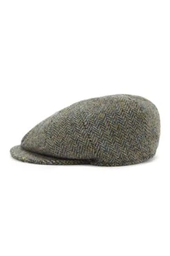 Sandwich Tweed Bakerboy Cap -Lock & Co Hatters Sales SANDWICH TWEED BAKERBOY CAP PATTERN 4 Product Shot 2