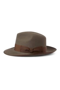 St James's Fedora -Lock & Co Hatters Sales ST JAMES S FEDORA KHAKI Product Shot 2