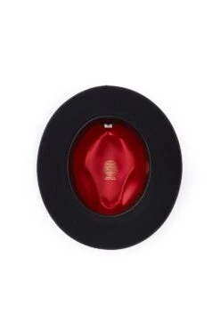 St James's Fedora -Lock & Co Hatters Sales ST JAMES S FEDORA NAVY Product Shot 4