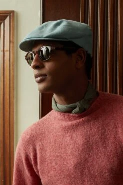 Tahoe Turquoise Bakerboy Cap -Lock & Co Hatters Sales TAHOE TURQUOISE BAKERBOY CAP 1