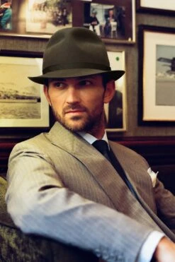 The James Trilby -Lock & Co Hatters Sales THE JAMES TRILBY LIFESTYLE SHOT 1