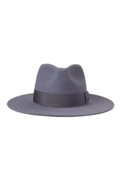 Toni Blue Flat-Brim Fedora -Lock & Co Hatters Sales TONI BLUE FLAT BRIM FEDORA 3