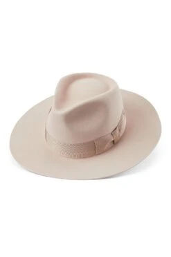 Lock & Co Hatters Sales -Lock & Co Hatters Sales TONI CREAM FLAT BRIM FEDORA 1