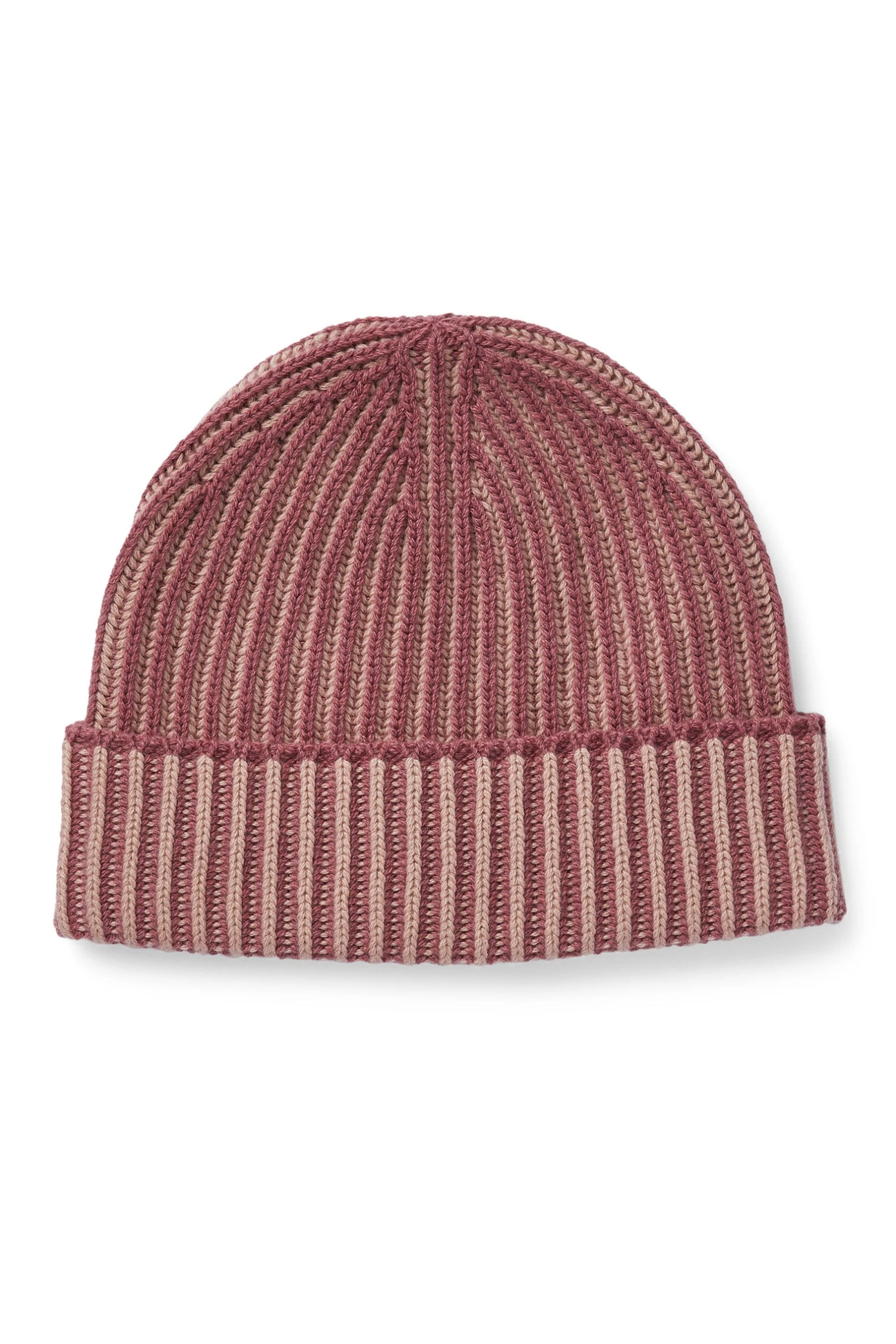 Two-Tone Cashmere Ski Beanie 2 Two-Tone Cashmere Ski Beanie - Image 2