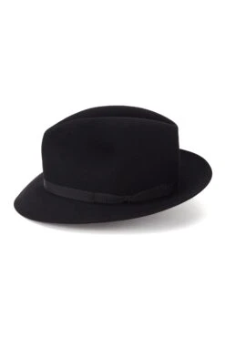 Voyager Rollable Trilby -Lock & Co Hatters Sales VOYAGER ROLLABLE TRILBY BLACK Product Shot 2