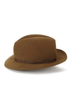 Voyager Rollable Trilby -Lock & Co Hatters Sales VOYAGER ROLLABLE TRILBY LIGHT BROWN Product Shot 2